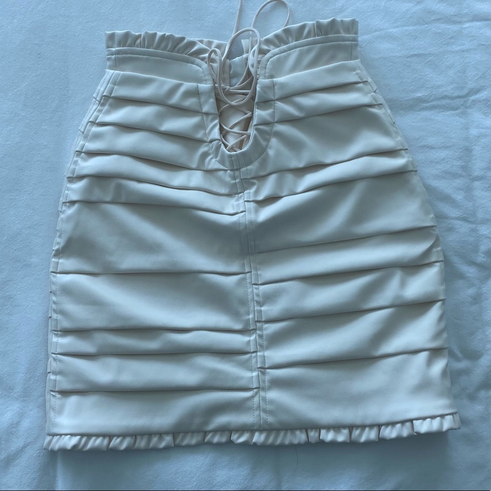 Faux Leather Skirt